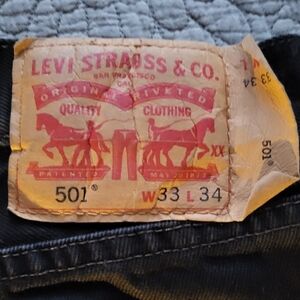 Levi's Black Straight Men's Jeans
